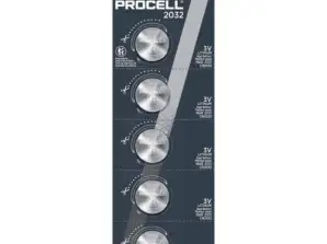 DURACELL baterija CR2032 mygtukas Procell Lithium 5 baterijos / lizdinė plokštelė