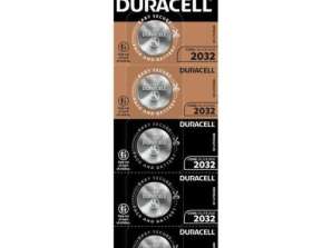 DURACELL Batterie CR2032 Knopf Lithium 5 Batterien/ Blister 3V