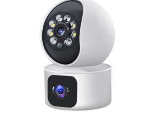 Камера видеонаблюдения с двумя объективами 1080P