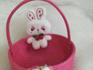 Easter basket, clasp basket, jewelry basket, decorative basket etc