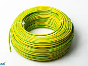 Okrúhly elektrický kábel, flexibilná inštalácia LgY Elektrokabel 1 x 16