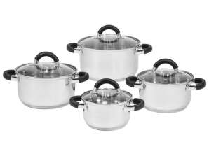 Stainless steel cookware set 8 pieces TOPFANN Nico Induction