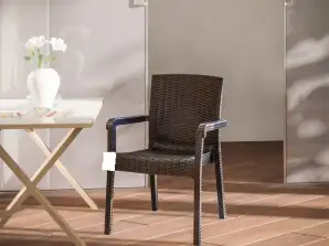 Chaises en polypropylène Pour un usage professionnel et domestique à partir de 12 € disponibles en marron et gris