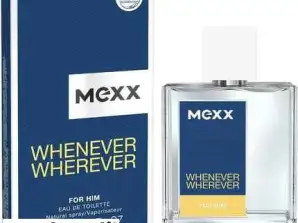Mexx Wherever Man Eau de Toilette Spray 50ml para Homens 50ml