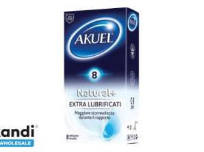 AKUEL NATURAL EXTRALUBR 8PCS