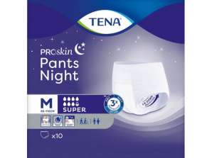TENA PANTS NIGHT M 10PCS 3572