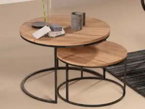 Mesa de centro 2 piezas | Fiesta de mesas de centro | Máxima calidad y en buen embalaje