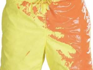 Heren Van kleur veranderend badpak SWITCHOPS geel-oranje