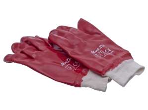 Langlebige und strapazierfähige Öl-PVC-Handschuhe XL - 12 Stück pro Packung für den industriellen Einsatz