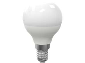 LED bulb 7W E14 G45 Ball. Color: Cold 6500K