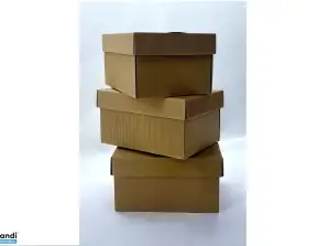 45 Pcs Pressel Packing Box with Lid Cardboard Packaging 23x17.5x12cm, Buy Wholesale Goods Remaining Stock Pallets