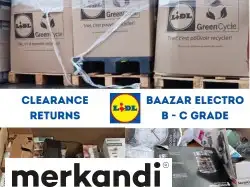 ELECTRO BAZAR Lidl | Full truck 33 pallets SUPRE OFFER 3,63€ X UNIT!!