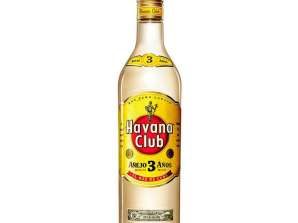 Havana Club 3 vuotta vanha rommi 0.70 L 40º (R) - 6 pullon pakkaus - Alunperin Kuubasta