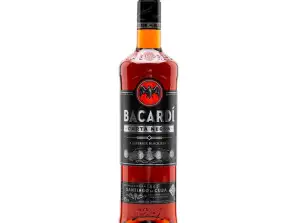 Bacardi Carta Negra Rum 0.70 L, 37.5º, Πουέρτο Ρίκο, Συσκευασία χονδρικής