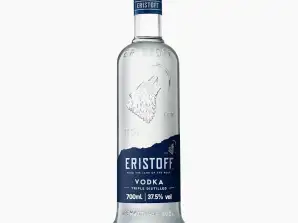 Vodka Eristoff 0,70 L 37,5º (R) Bouteille de 0.70 L Origine Georgia, Poids 1,56 Kgs
