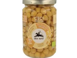 ORGANIC BOILED CHICKPEAS 300G ALCE
