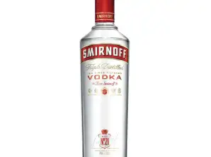 Smirnoff Red Vodka 0.70 л 37.5º - Россия, 0.70 л, вес 1.10 кг, без пробки