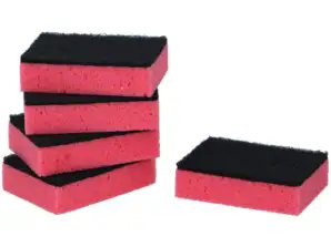 High quality scouring pad deluxe cleaning pads pack of 5