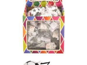 Plastic Whistle Football 6 cm with 61 cm grain