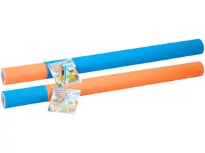 Pack of 2 colourful EPE water jets D4 x 54 cm – fun outdoor toy to play with in summer