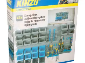 43cm Robust plastic storage container Versatile organisation box