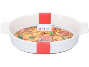 1 5L Certified Casserole Dish Durable Ovenproof Cookware with Lid
