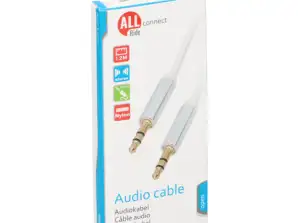Nylon Braided Audio Cable 1 2 m 2 A – Long-Lasting Sound Connection