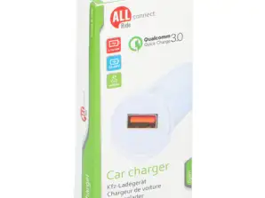 Qualcomm 3.0 Car Charger – Fast Charging USB Adapter for Vehicles