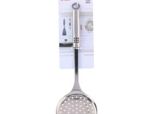 36cm Stainless Steel Slotted Spoon with Polypropylene Handle Indispensable Kitchen Strainer