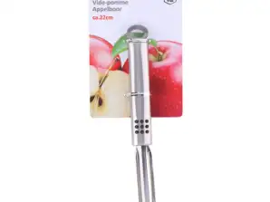 22cm Stainless Steel/Plastic Apple Slicer Easy Handle Precise Fruit Slicer