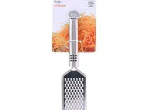 26 5cm Stainless Steel Grater with PP Handle Durable Kitchen Slicer
