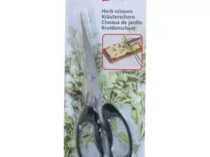 19cm Herb Scissors SS/PP: Multi-Blade Stainless Steel Kitchen Scissors