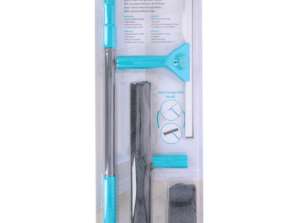 5-piece window cleaning set: Comprehensive glass care set for streak-free shine
