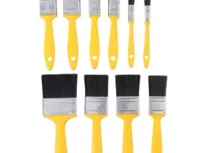 Hobby Brush Set 10 Pieces PL Brush Set of 10 Pieces for Hobby Arts and Crafts