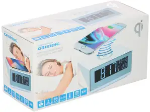 5 W charger with alarm clock ABS housing – multifunctional bedside accessory
