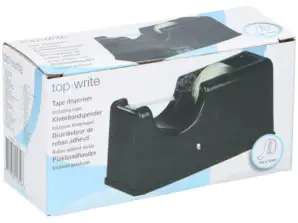 Desktop tape dispenser 15 x 5 8 x 7 5 cm sturdy design for easy access and cutting of the tape