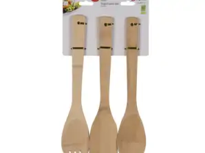 Комплект стъргалки за бамбуково тесто 3 броя основни инструменти за печене и приготвяне на сладкиши