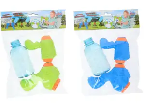Iepakojumā ar 2 ūdens pistoles pudelēm PL - jautra āra rotaļlieta, ar kuru spēlēties vasarā