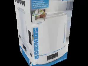 4 litrų talpos drėkintuvas - Efektyvus drėgmės difuzorius maloniai patalpų oro kokybei užtikrinti