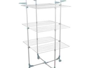 30 m white stainless steel drying rack – spacious and stable drying rack