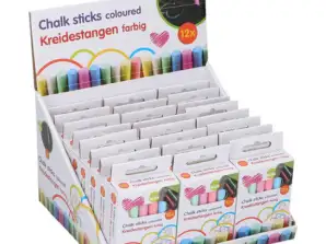 Farebné kriedové ceruzky, balenie 12 kusov. Živé ceruzky na umenie a vyučovanie