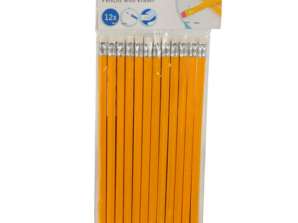 Набор графитовых карандашей HB с ластиками Набор из 12 высококачественных инструментов для письма и рисования