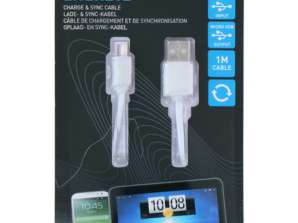 Кабель для зарядки Micro USB Прочный кабель для быстрой синхронизации и питания для устройств