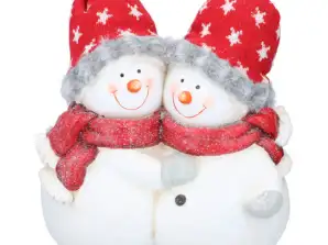 31cm Hóember figurák ünnepi dekoratív karácsonyi szobor