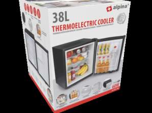 38L Thermo Electric Cooler: Efektívny prenosný chladič pre cestovanie a vonkajšie použitie