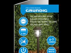 Lanterna ad energia solare per esterni con picchetto per l'illuminazione del sentiero del giardino