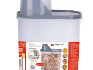 Distribuidor de alimentos secos de 1,7L Recipiente de cereais conveniente com função de derramamento