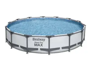 PVC басейн – 366 х 76 см басейн – издръжлив външен басейн – преносим басейн с PVC рамка