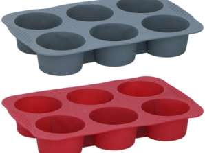 12 Compartment Non-Stick Baking Pan for Cupcakes & Muffins Durable & Easy to Clean