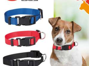 Small Dog Collar 3as - Adjustable Comfortable Fit Durable Nylon Secure Closure